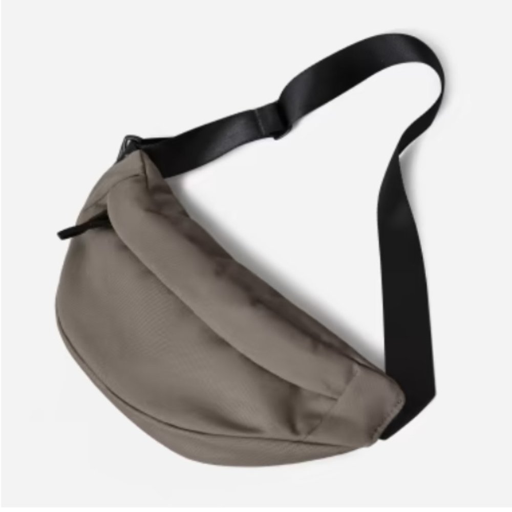 Everlane "The ReNew Transit Bag" - belt / crossbody bag - warm charcoal